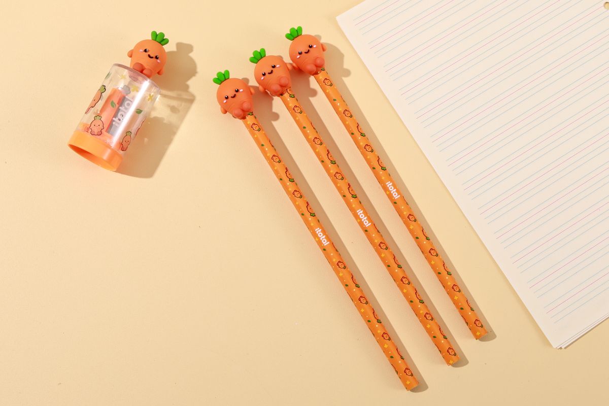 Crayons 3D Carrie la carotte 