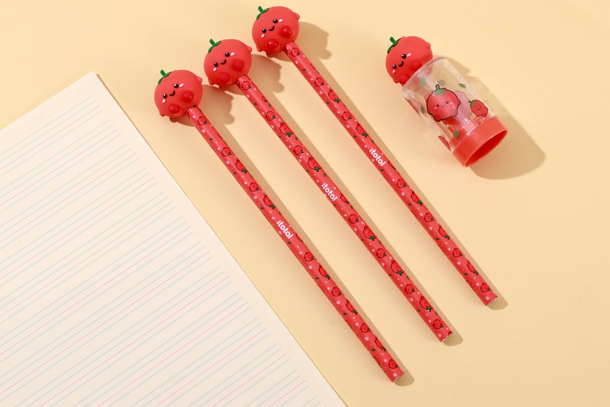 Crayons 3D Tommy la tomate 