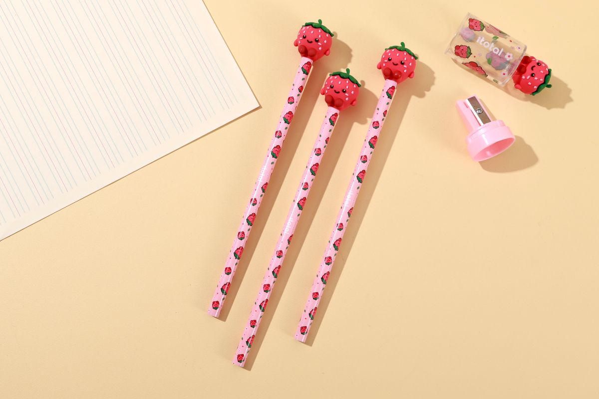 Crayons 3D Stella la fraise 