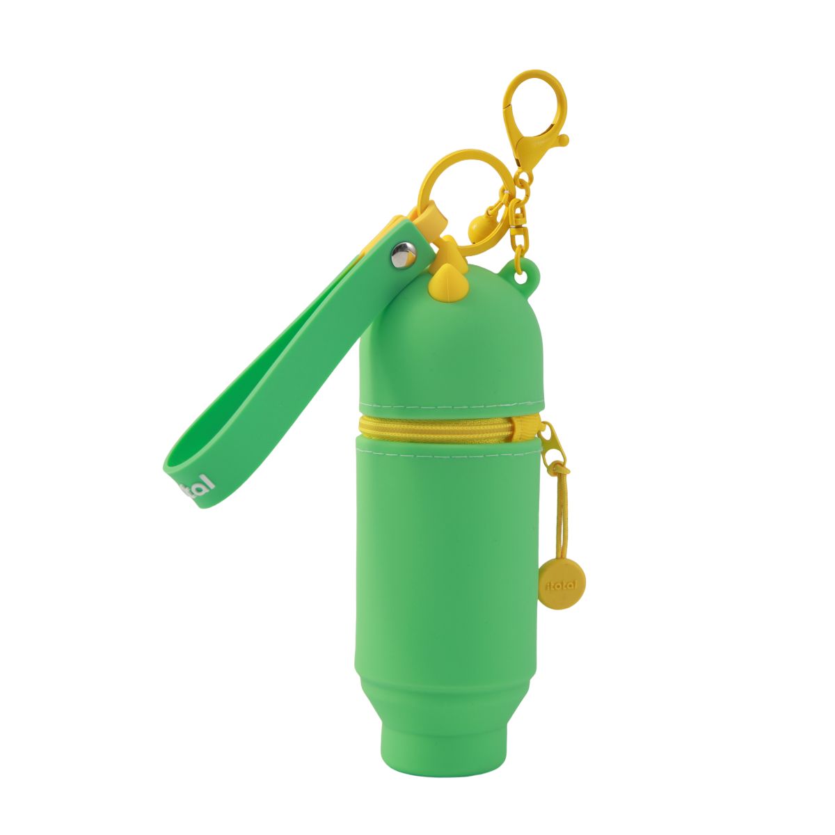 Porte-clés avec trousse en silicone Dino 