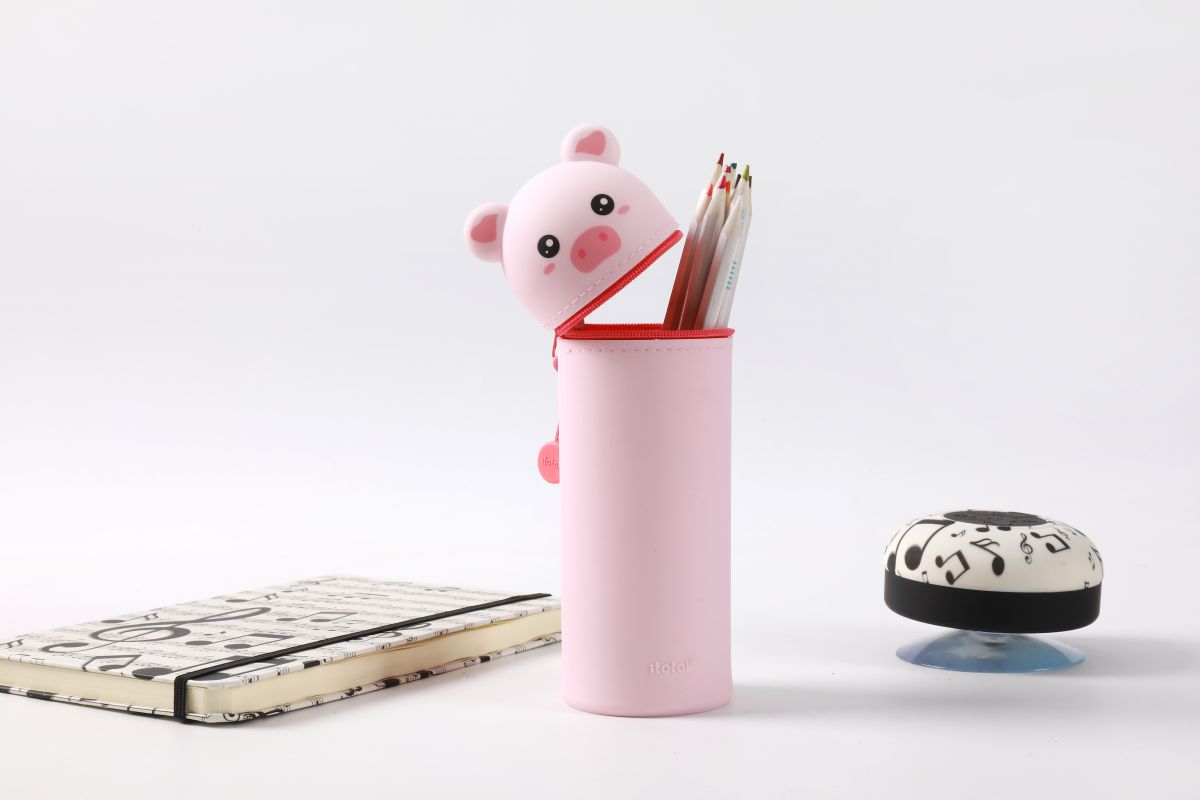 Trousse en silicone cochon 