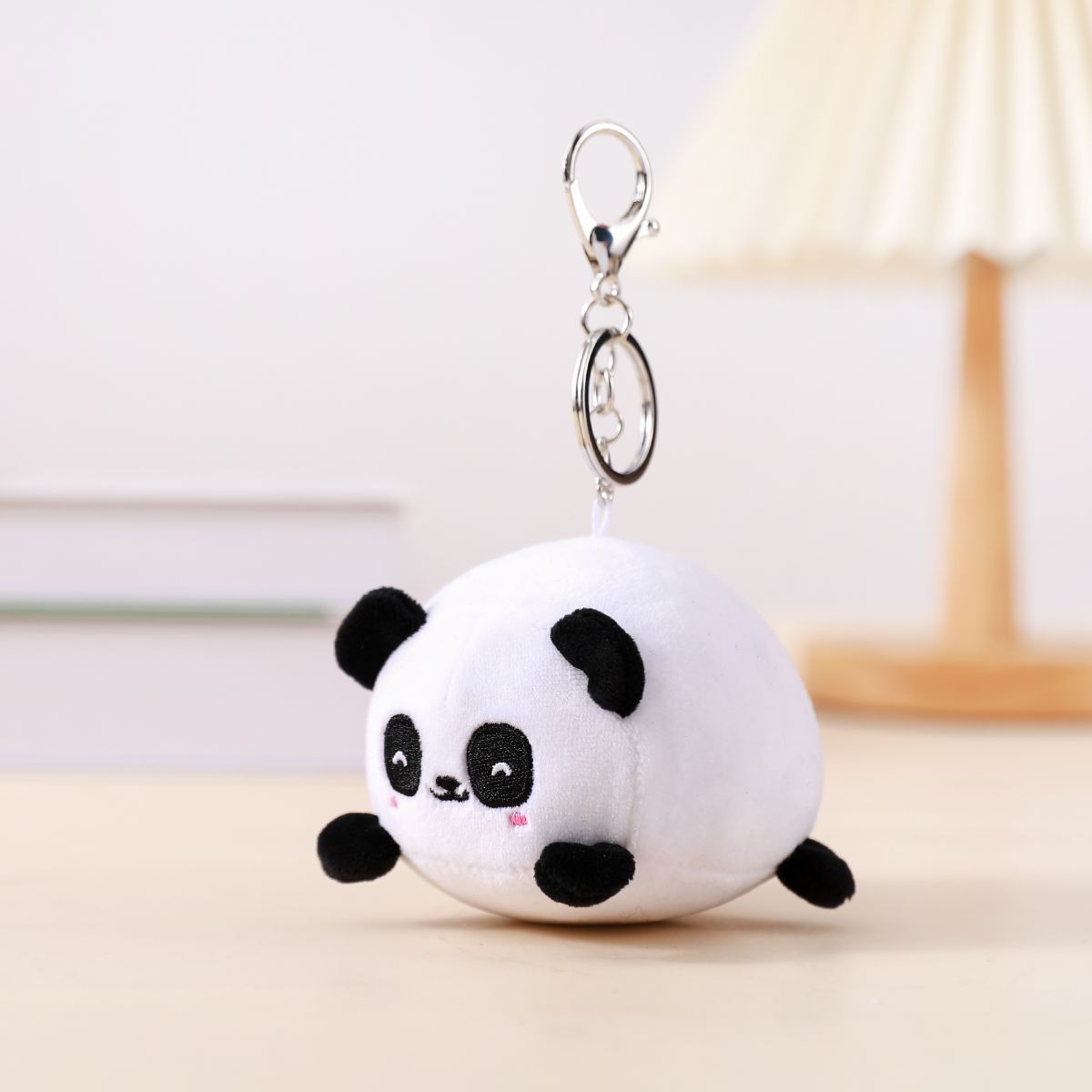 Porte-clés en peluche Panda 