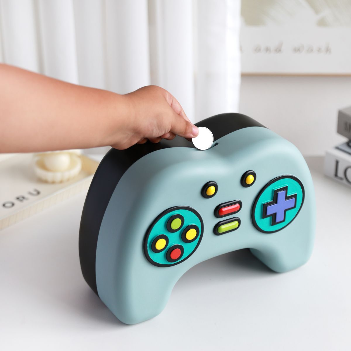 Tirelire verticale Let's Play 