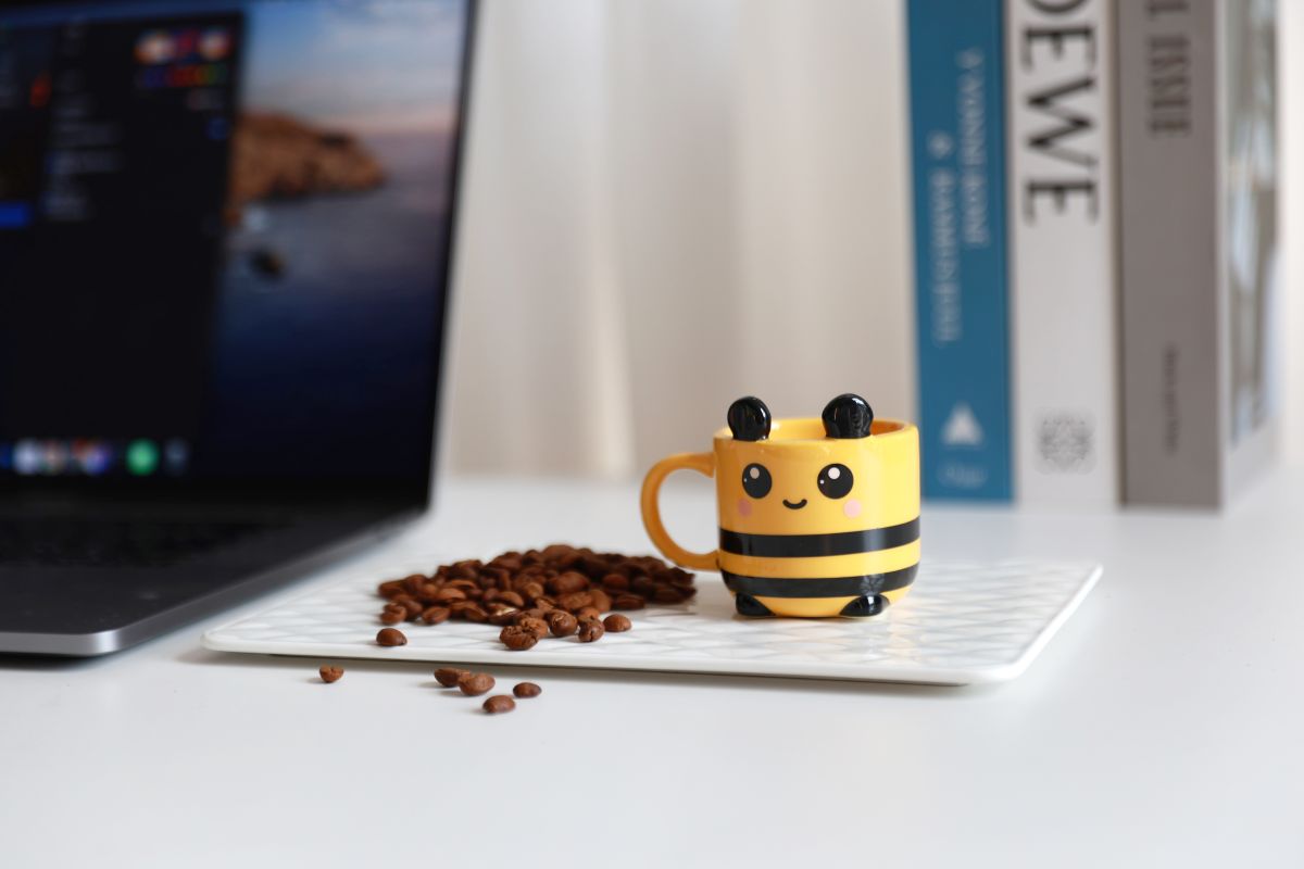 Tasse espresso en duo Abeille 