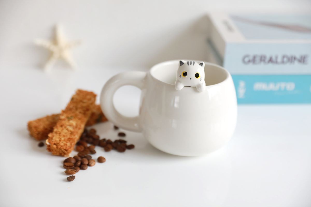 Tasse en céramique Charm 450ml blanc