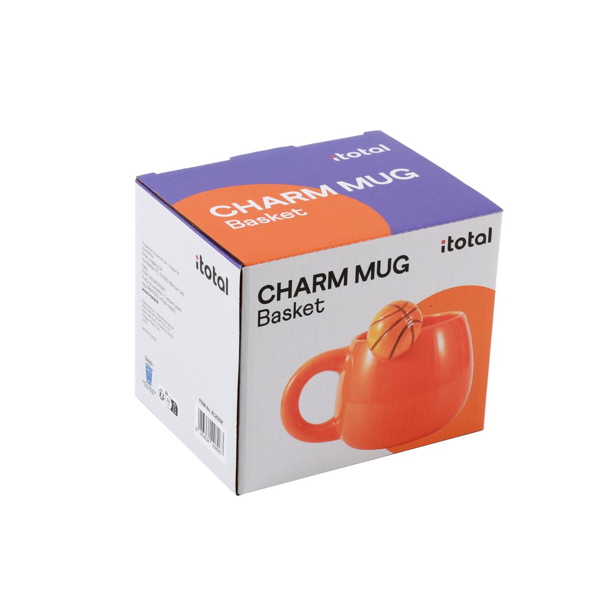 Tasse en céramique Charm Basketball 