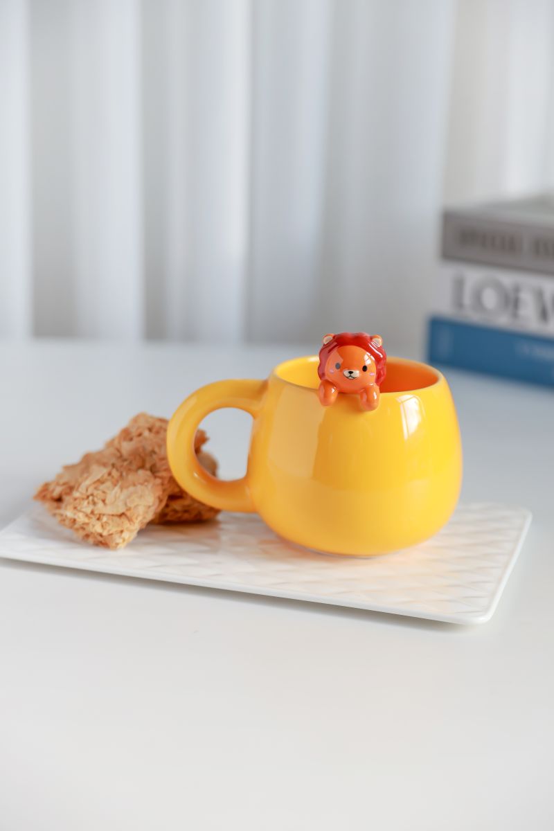 Tasse en céramique Charm Lion 