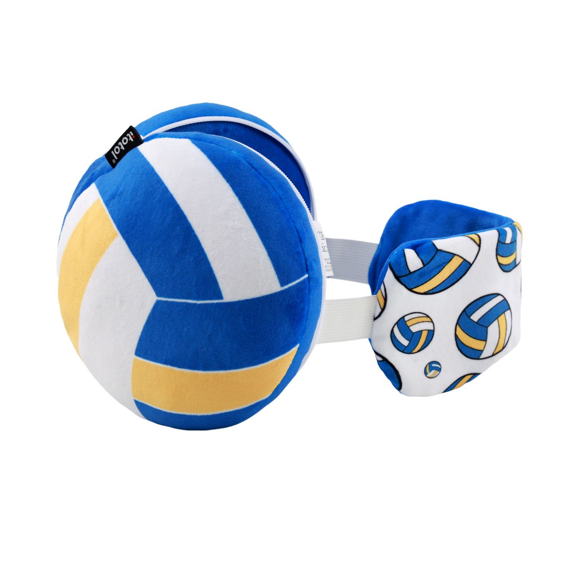 Oreiller de voyage &amp; masque de nuit Volleyball 