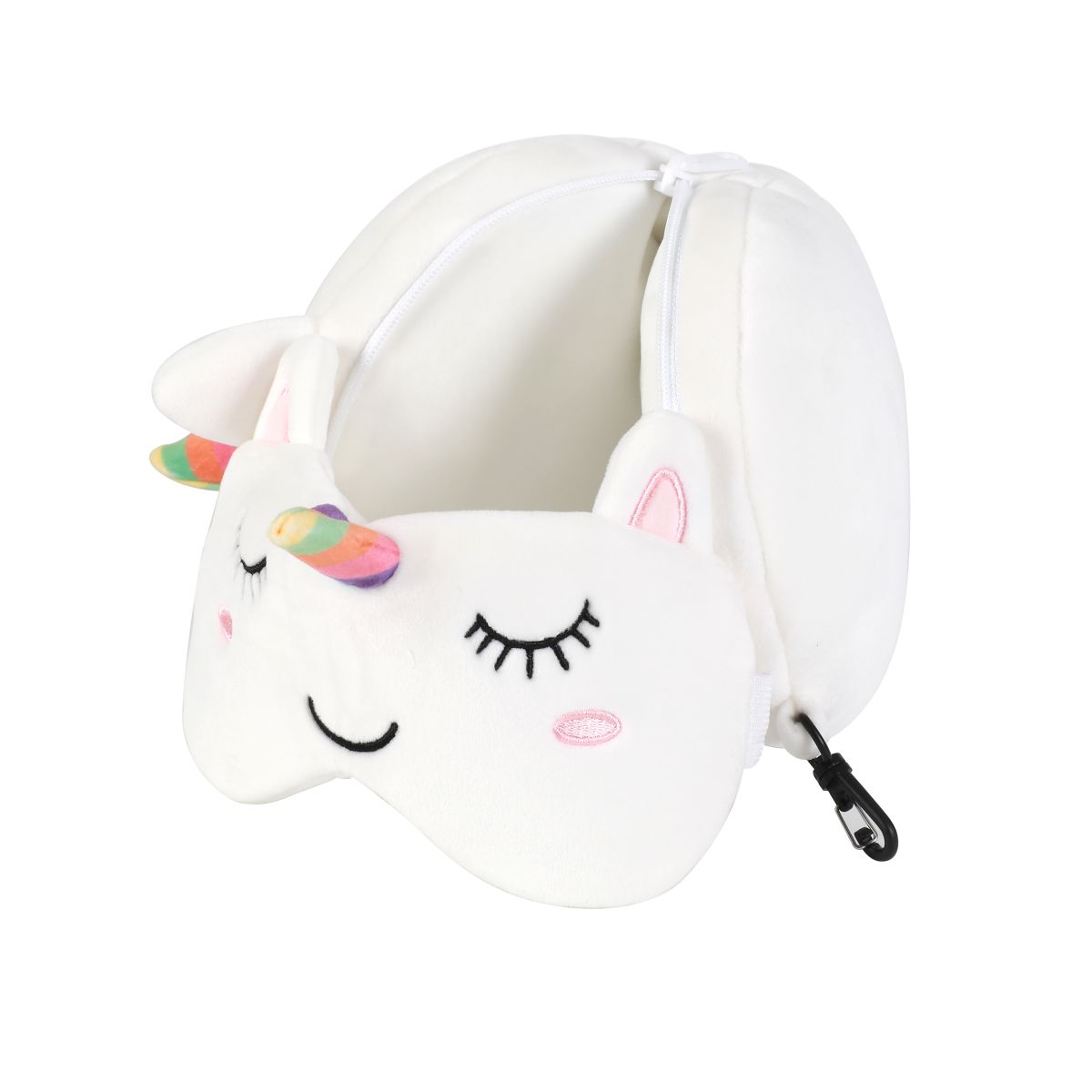 Oreiller de voyage & masque de nuit  Licorne
