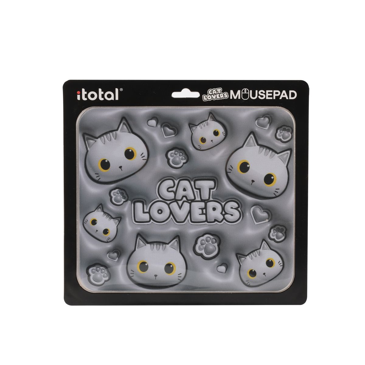 Tapis de souris chat blanc