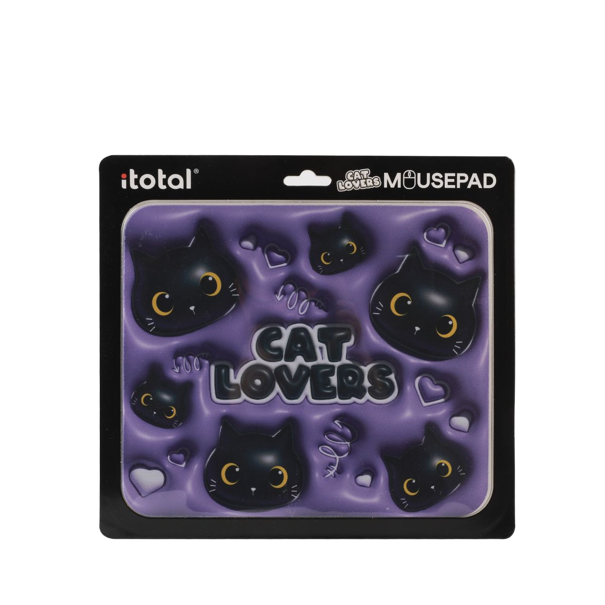 Tapis de souris chat noir
