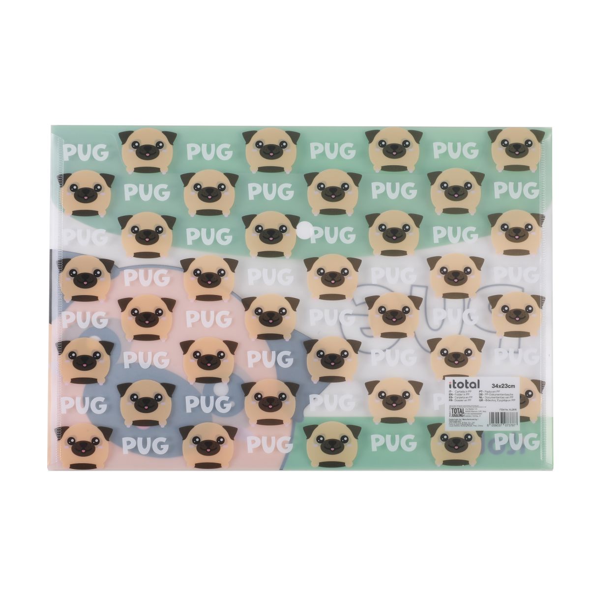 Dossier de documents A4 Pug 
