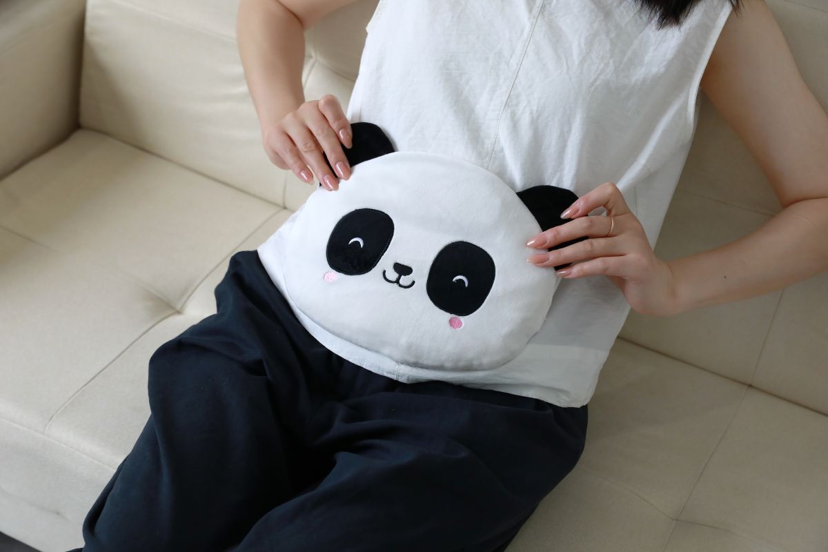 Coussin chauffant Panda 