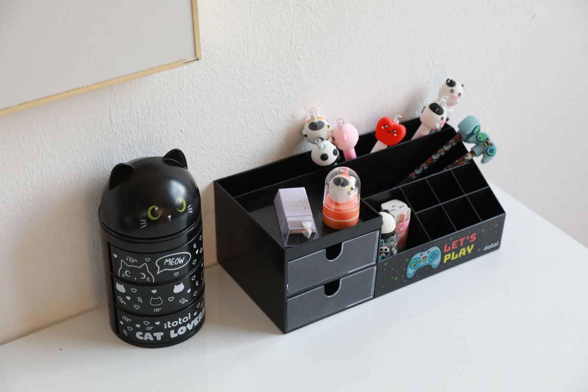 Organisateur de bureau horizontal Let's Play 