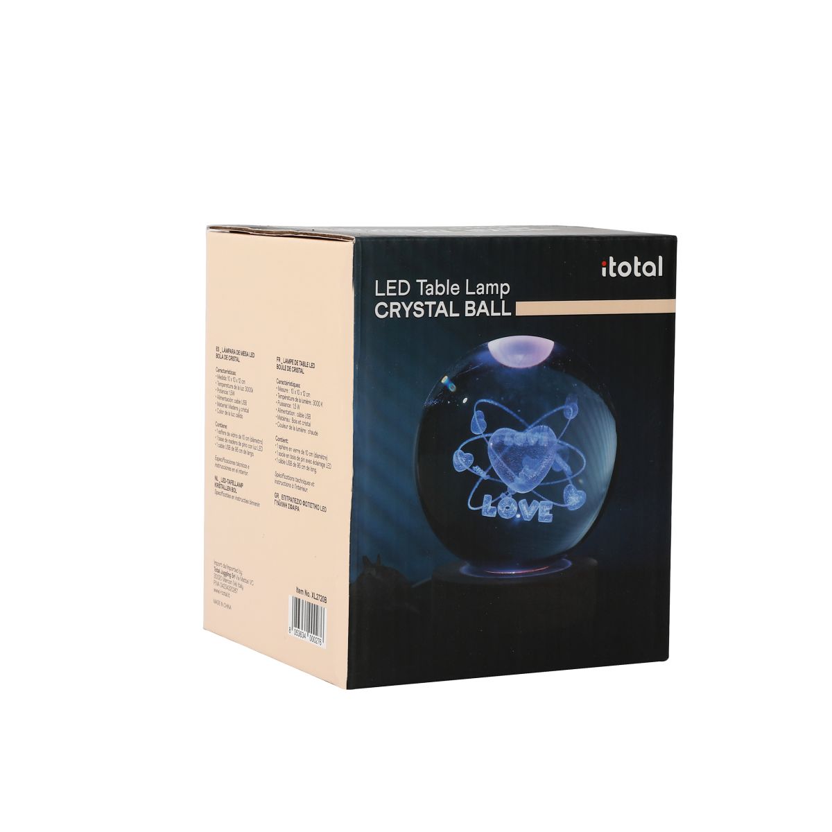Lampe LED Cristal Sphère Love Large 