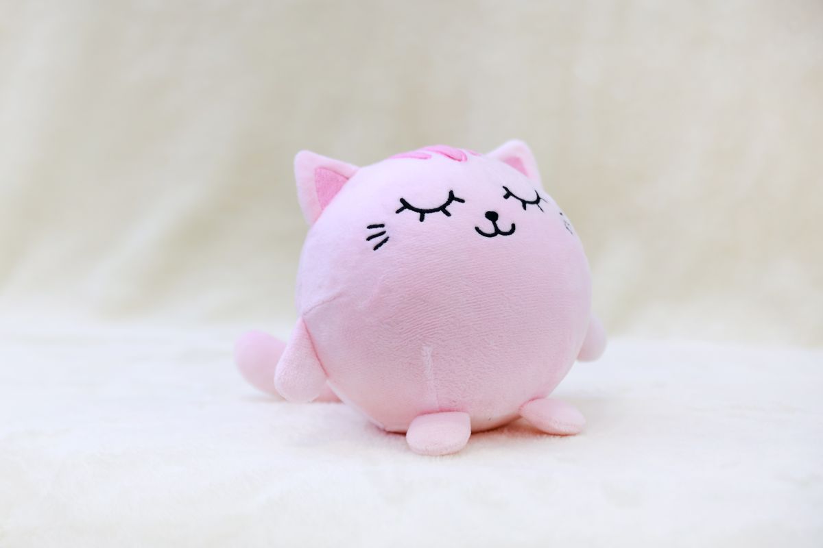 Peluche Squishy Chat Rose