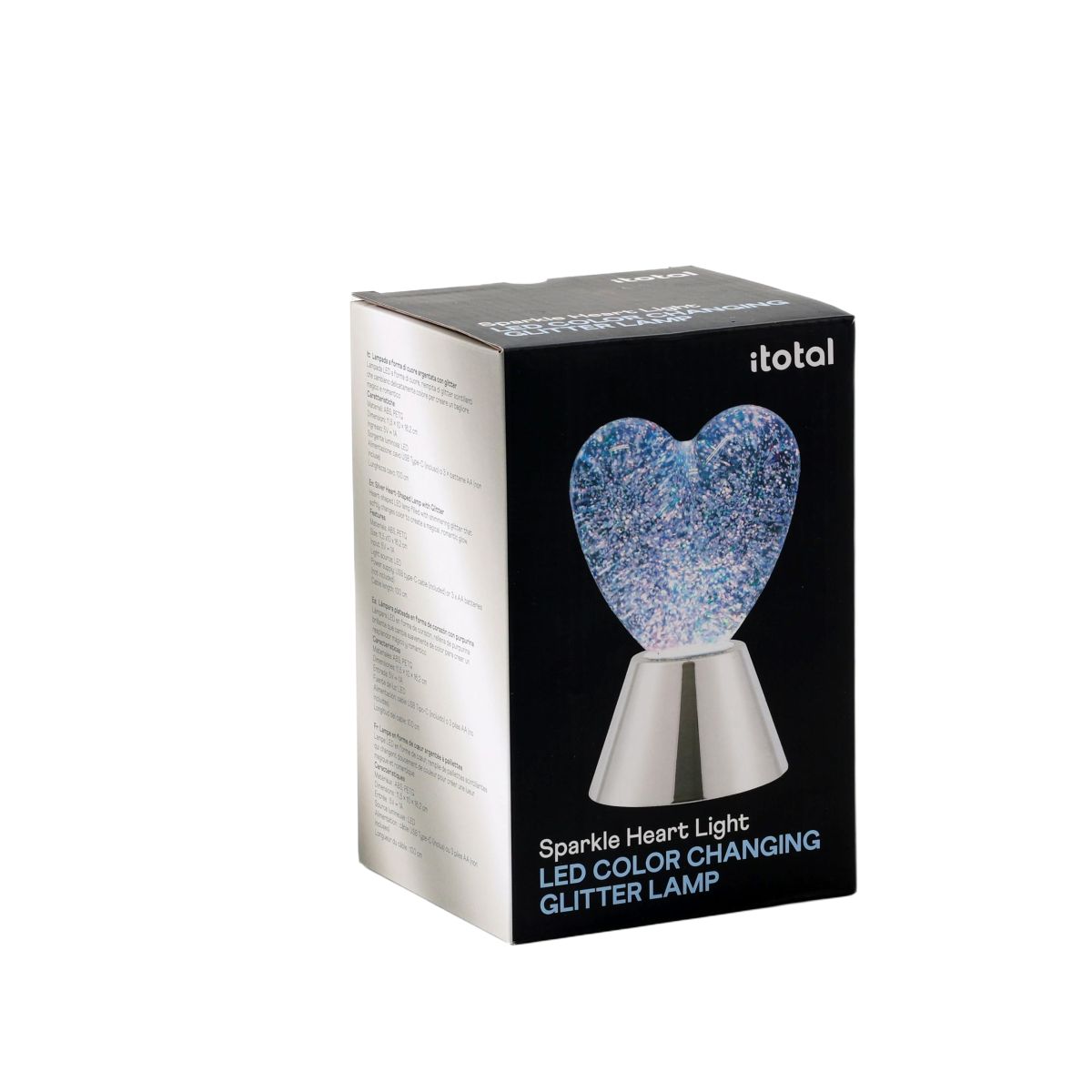 ITOTAL - Lampe Cœur Argent (heart light) 