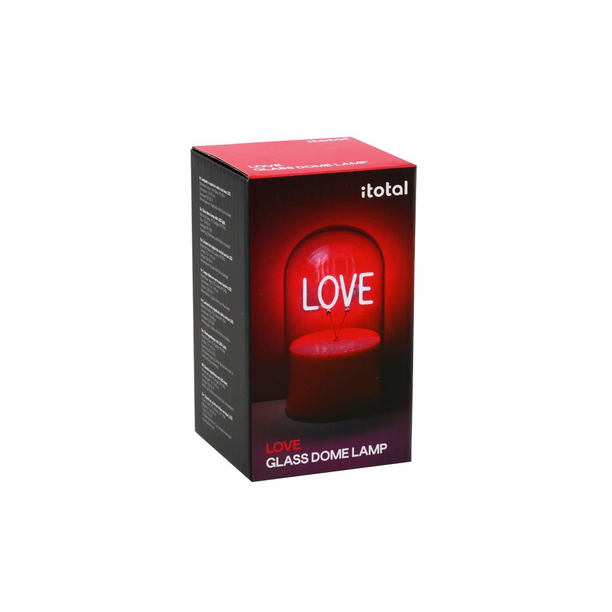 LAMPE LED Lampe Dôme en Verre Love 