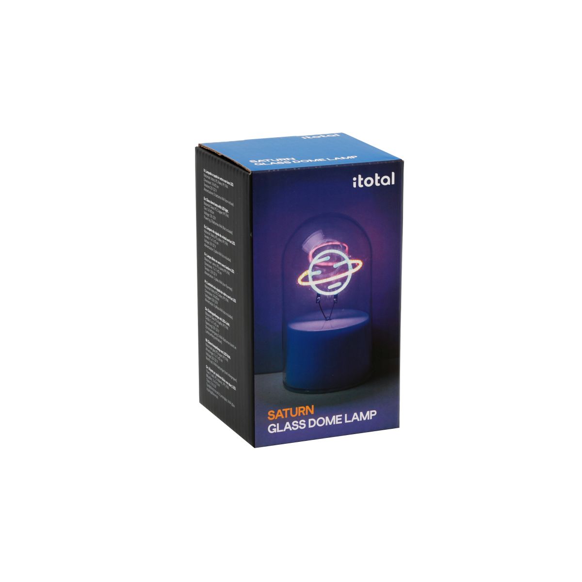 LAMPE LED Lampe Dôme en verre Saturn 