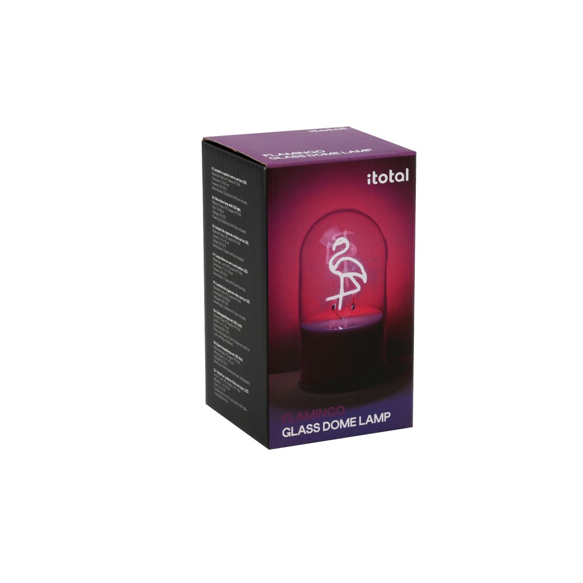 LAMPE LED Lampe dôme en verre Flamingo 