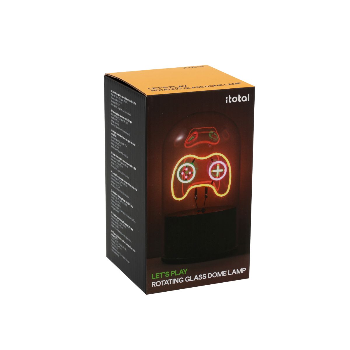 LAMPE LED Lampe dôme en verre Game  