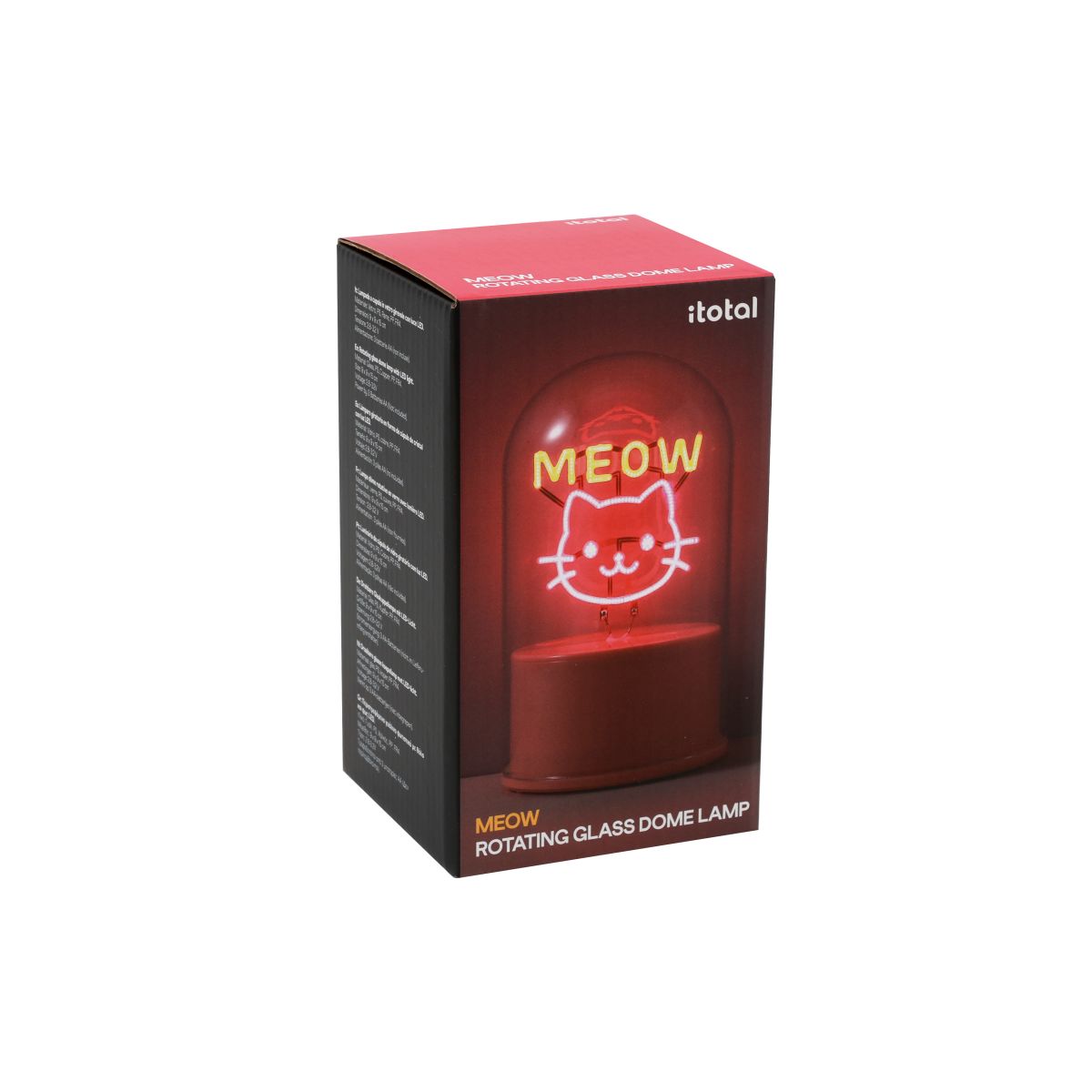 LAMPE LED Lampe dôme en verre Meow  