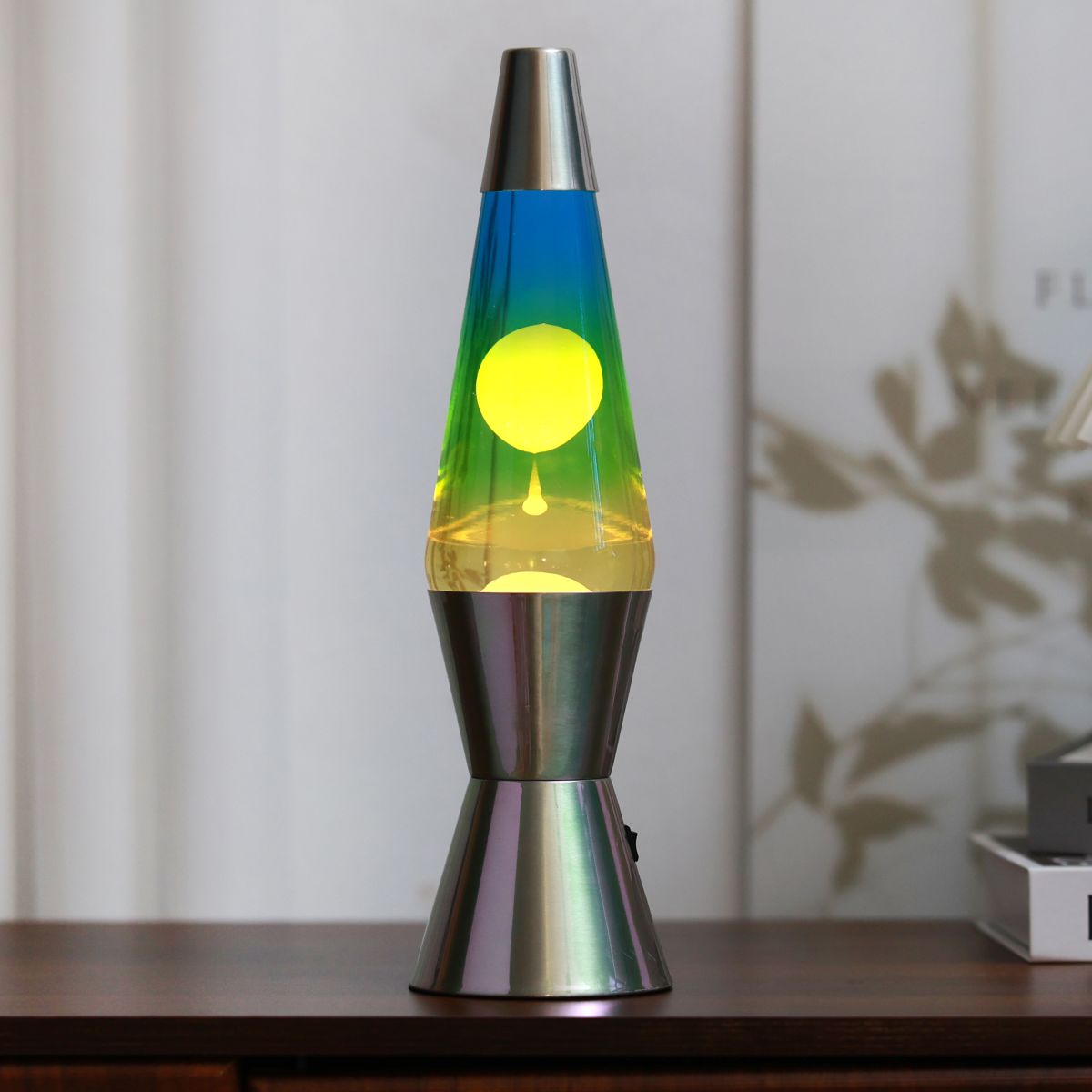 Lampe Lave Led base chrome - Multicolor 