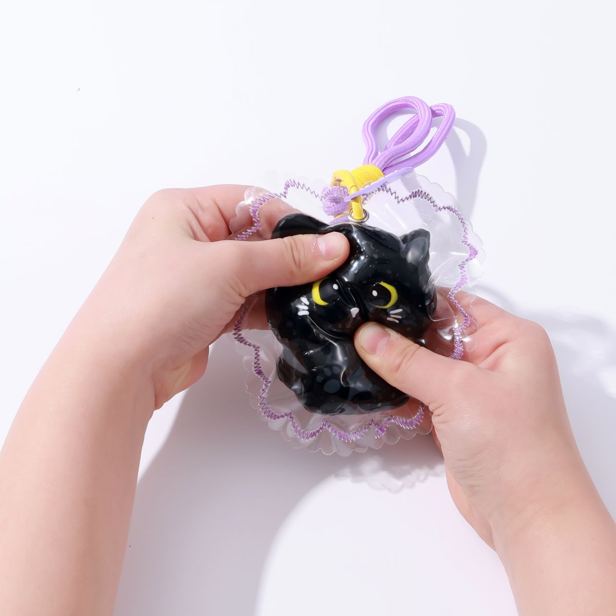 Porte-clés Jelly Pop Chat noir 
