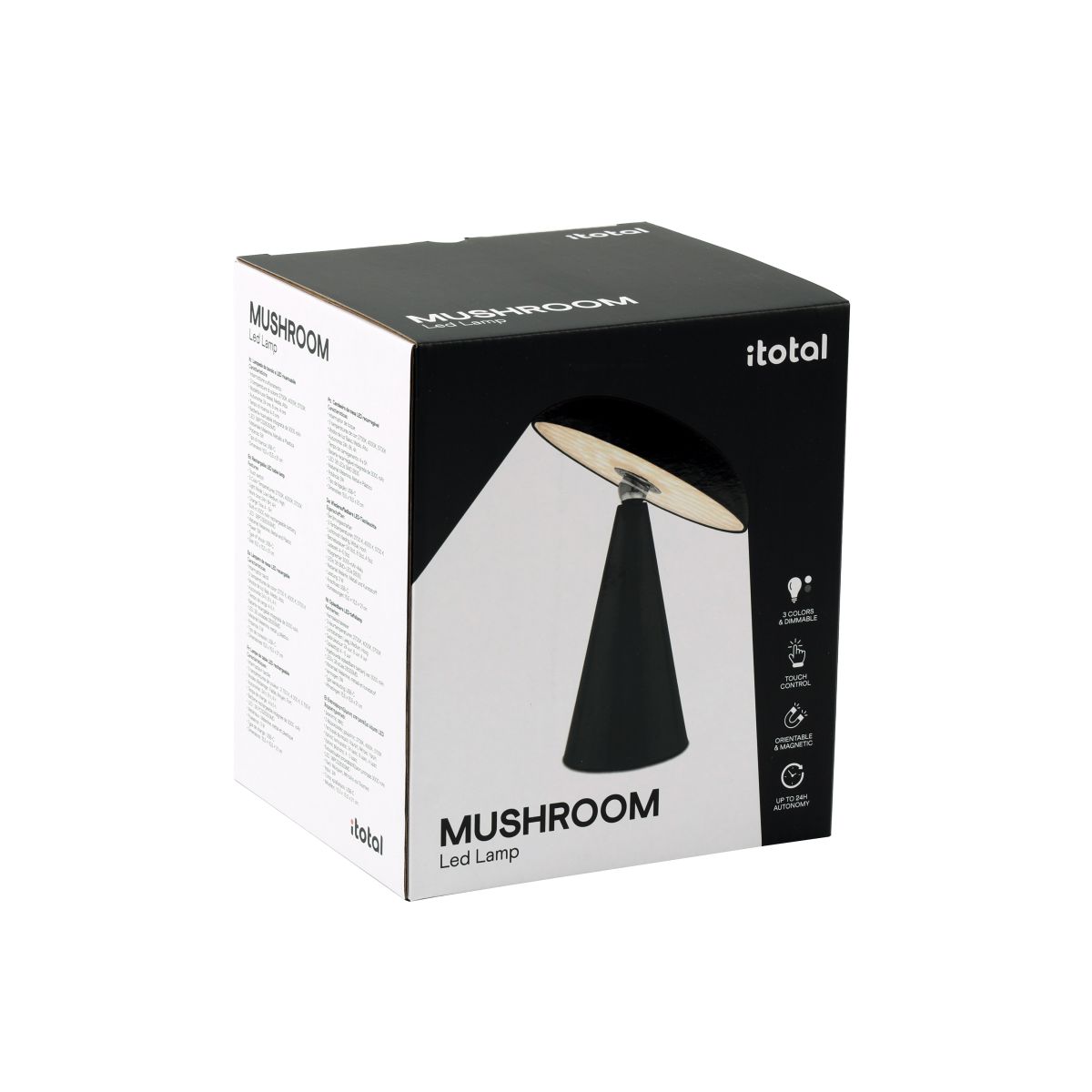 Mushrooms Lamps - noir brillant 
