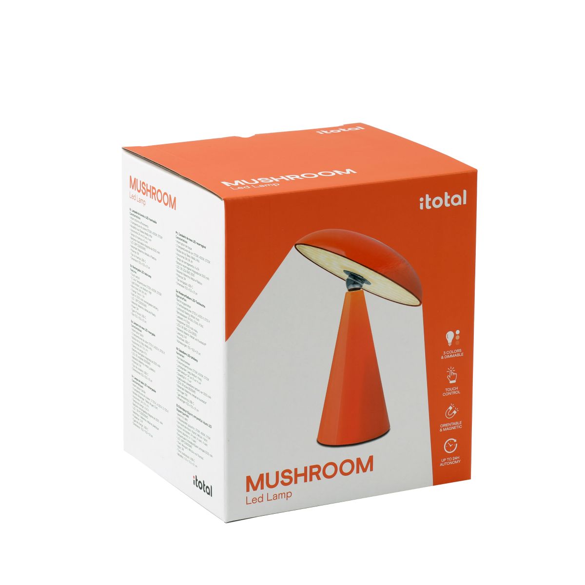 Mushrooms Lamps - orange brillant 