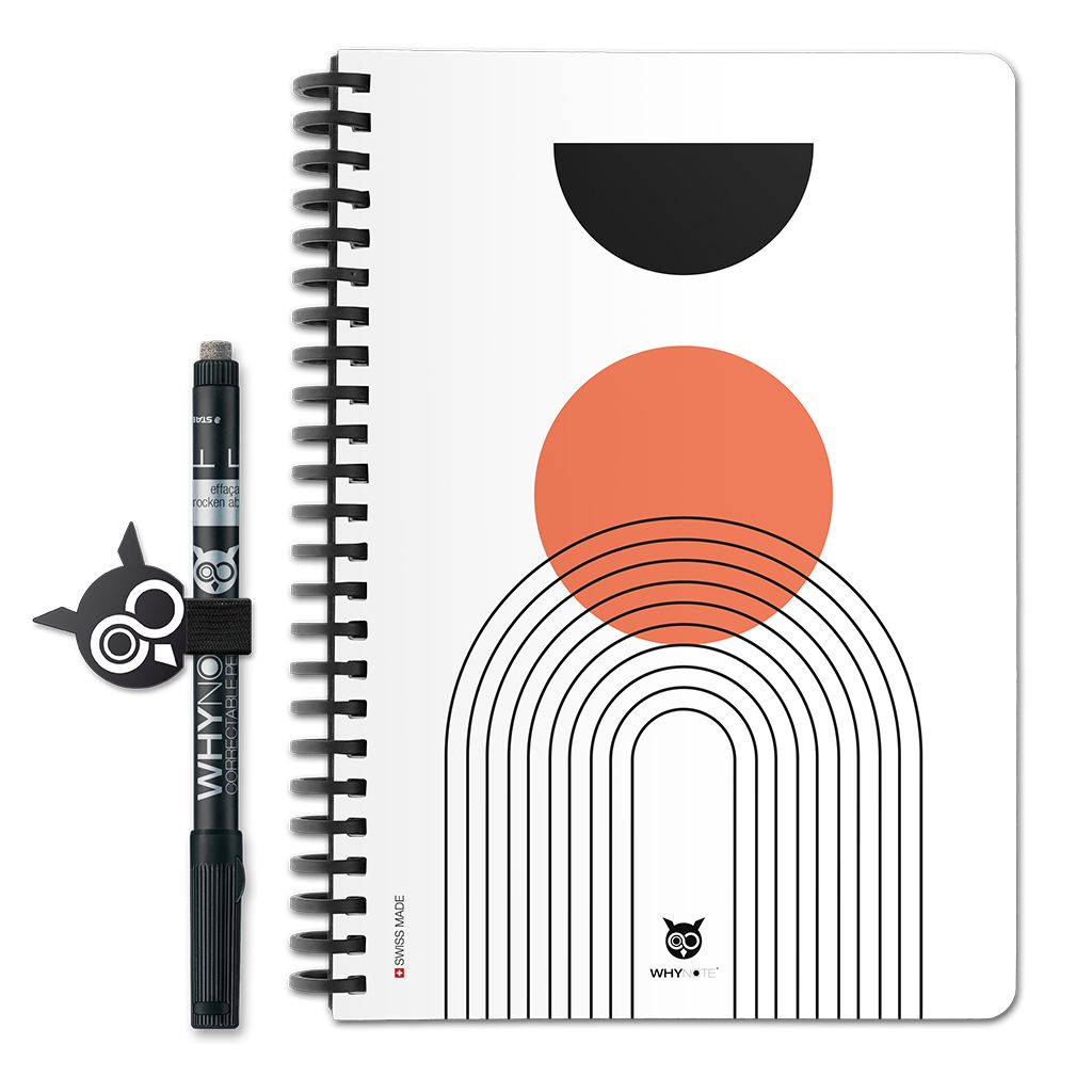 Bloc-notes effaçable A5 Bauhaus