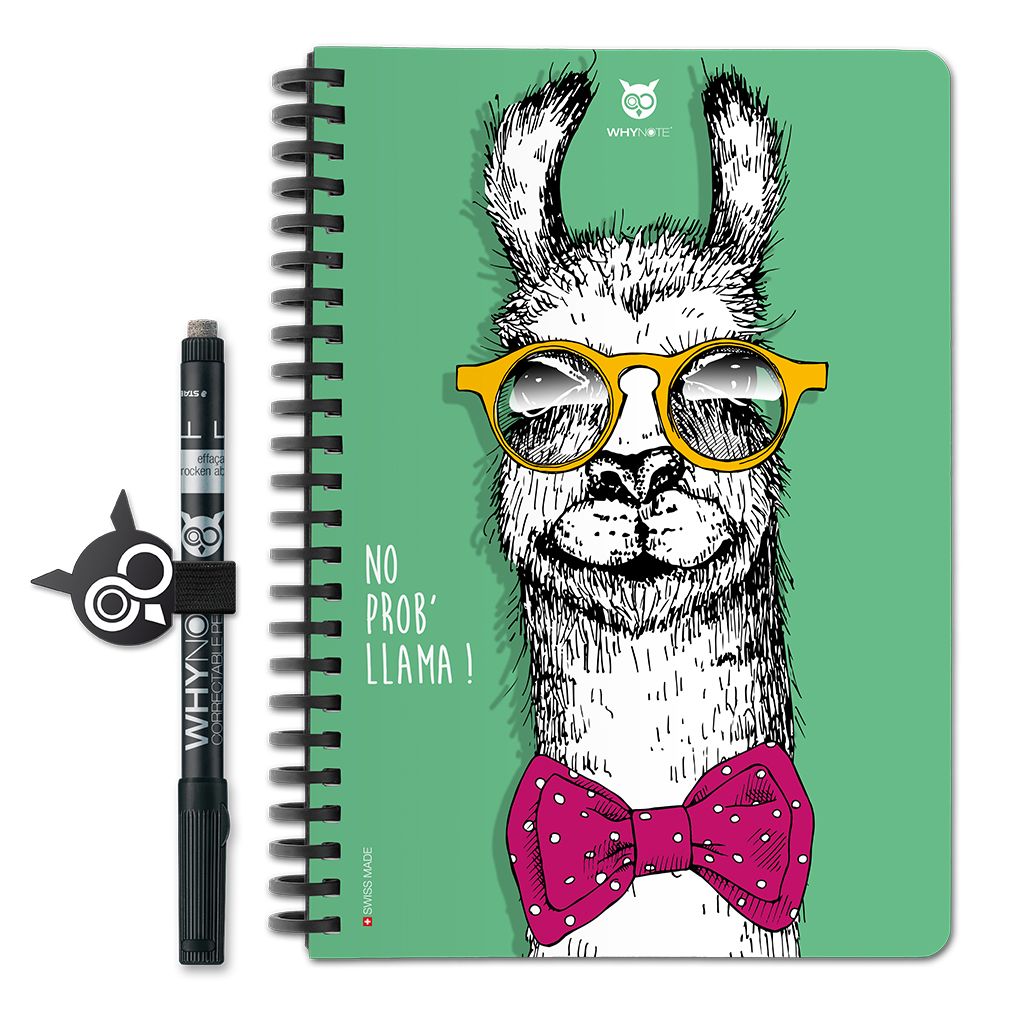 Bloc-notes effaçable A5 Lama