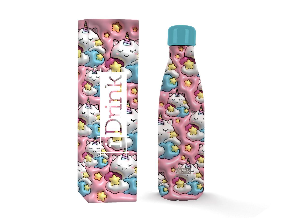 Bouteille 3D 500ml Unicorn
