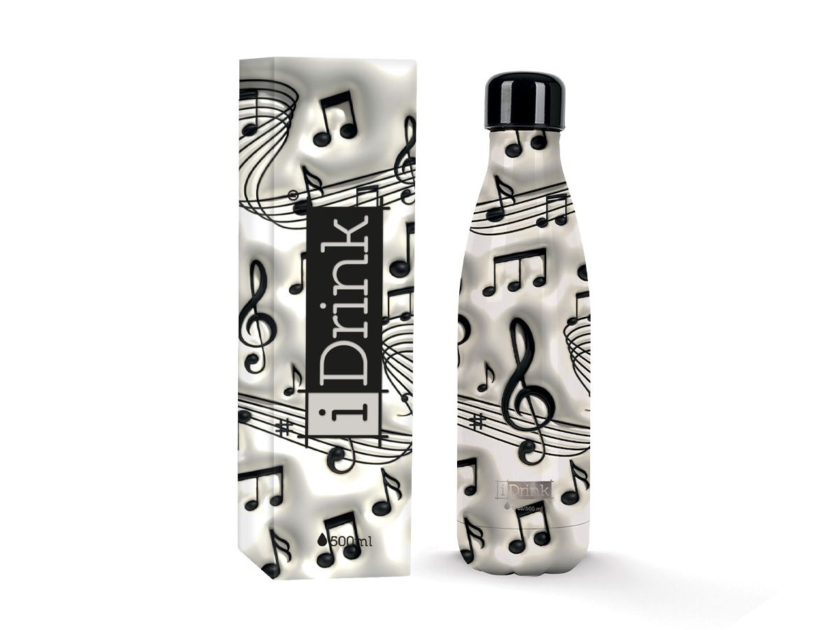 Bouteille 3D 500ml Music