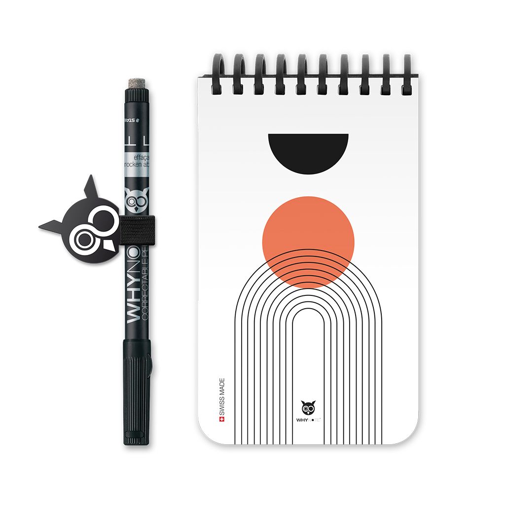 Bloc-notes effaçable Pocket Bauhaus