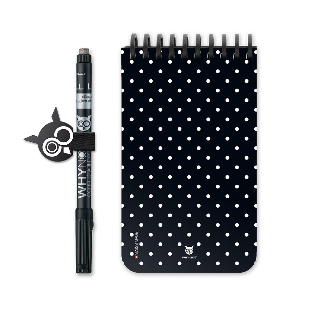 Bloc-notes effaçable Pocket Dots