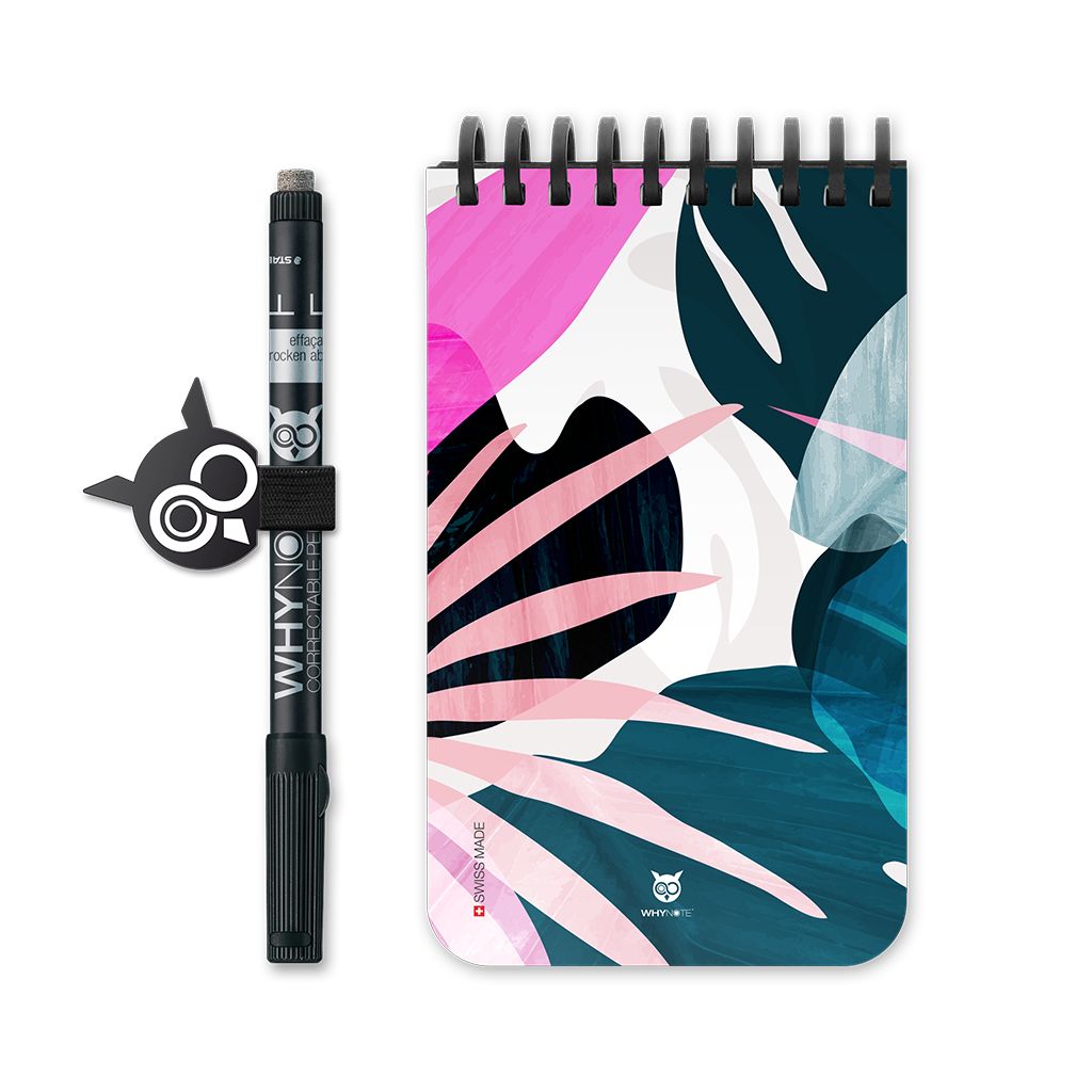 Bloc-notes effaçable Pocket Pink Canopy