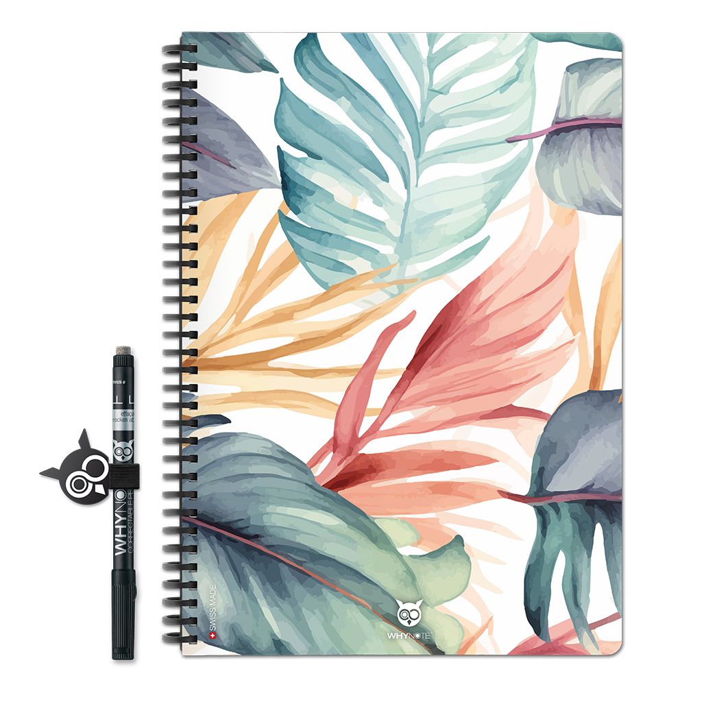 Bloc-notes effaçable A4 Aquarelle