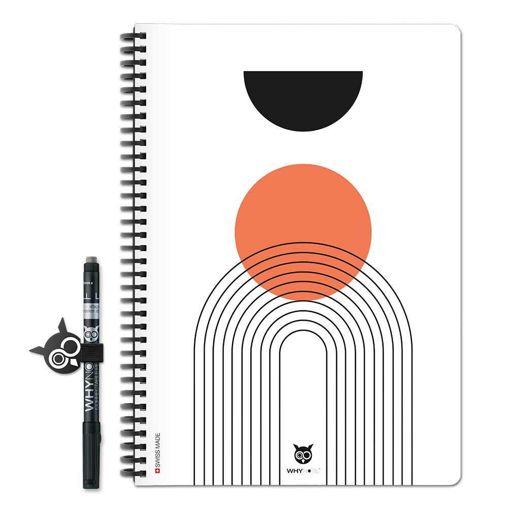 Bloc-notes effaçable A4 Bauhaus