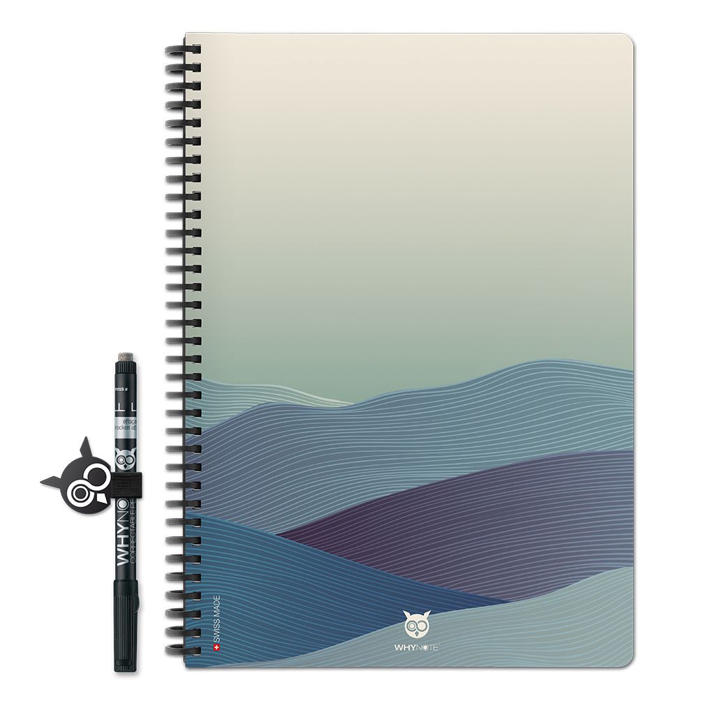 Bloc-notes effaçable A4 Paysage