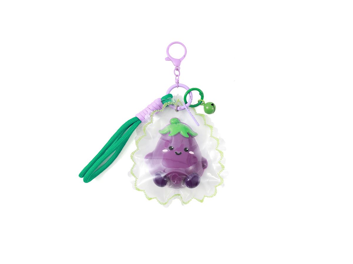 Porte-clés Jelly Pop Fresh Market Ellie l'aubergine 