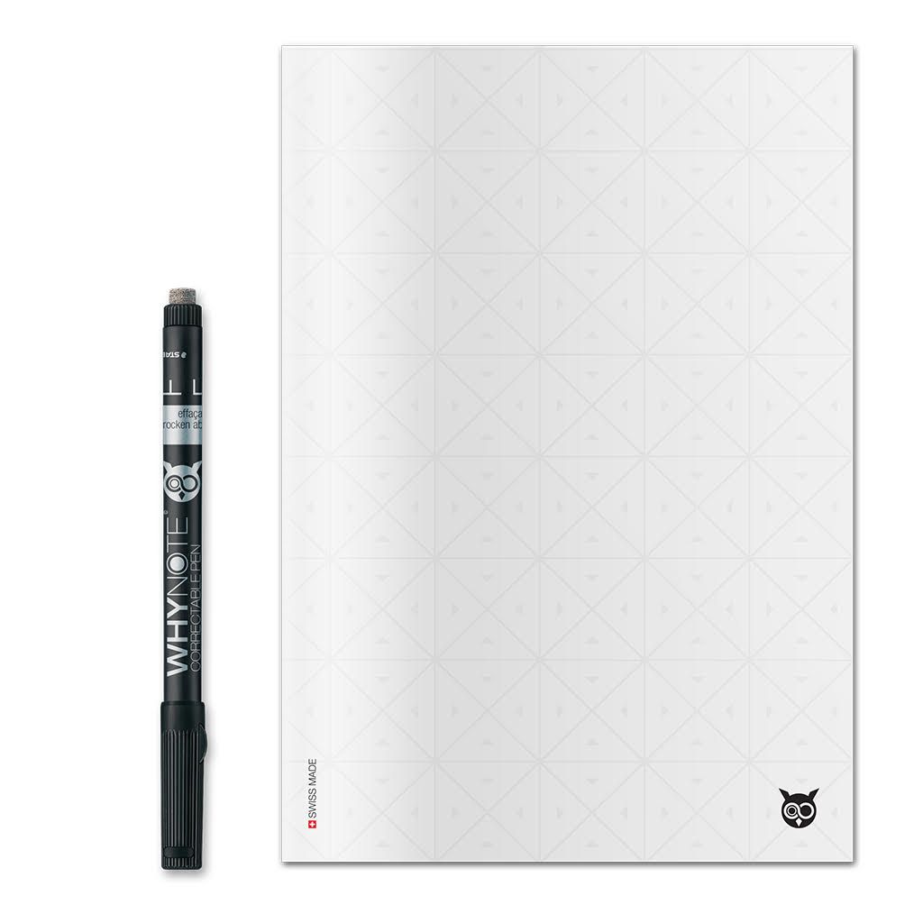 Cahier effaçable A5 Blanc