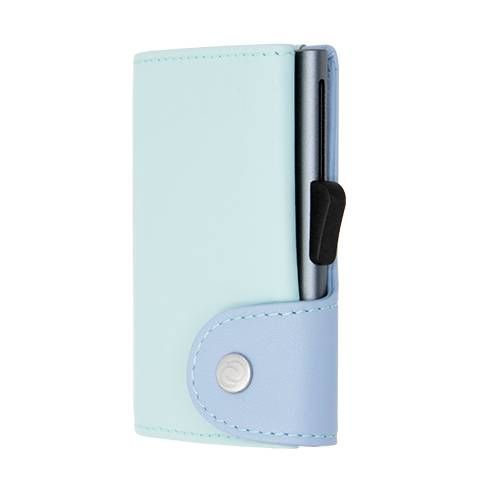 Porte-monaie et cartes RFID cuir Aqua Ice 