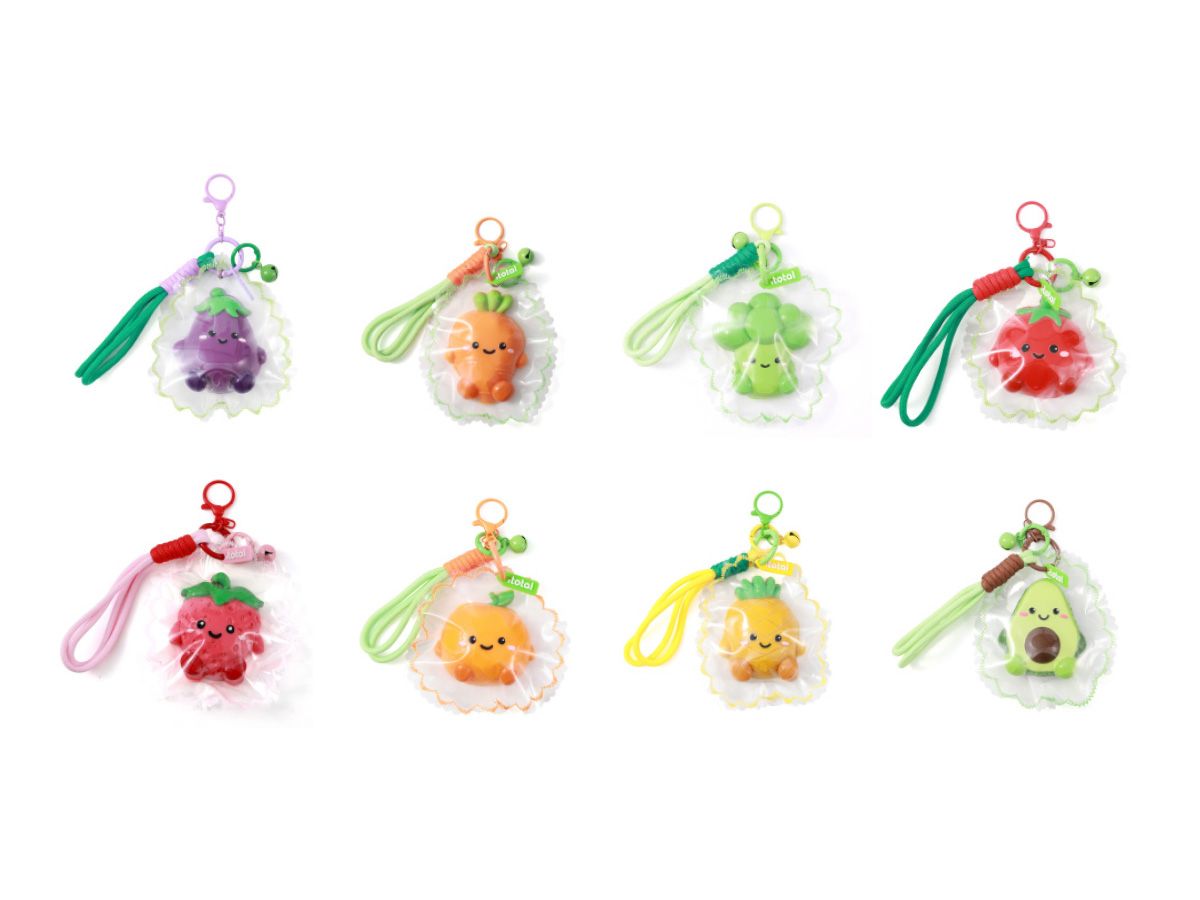 Porte-clés Jelly Pop Fresh Market Ellie l'aubergine 