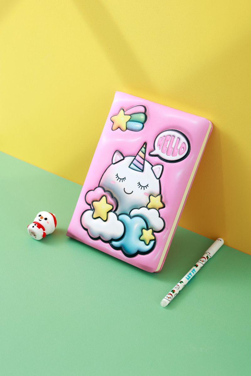 Notebook 3D A5 Licorne 