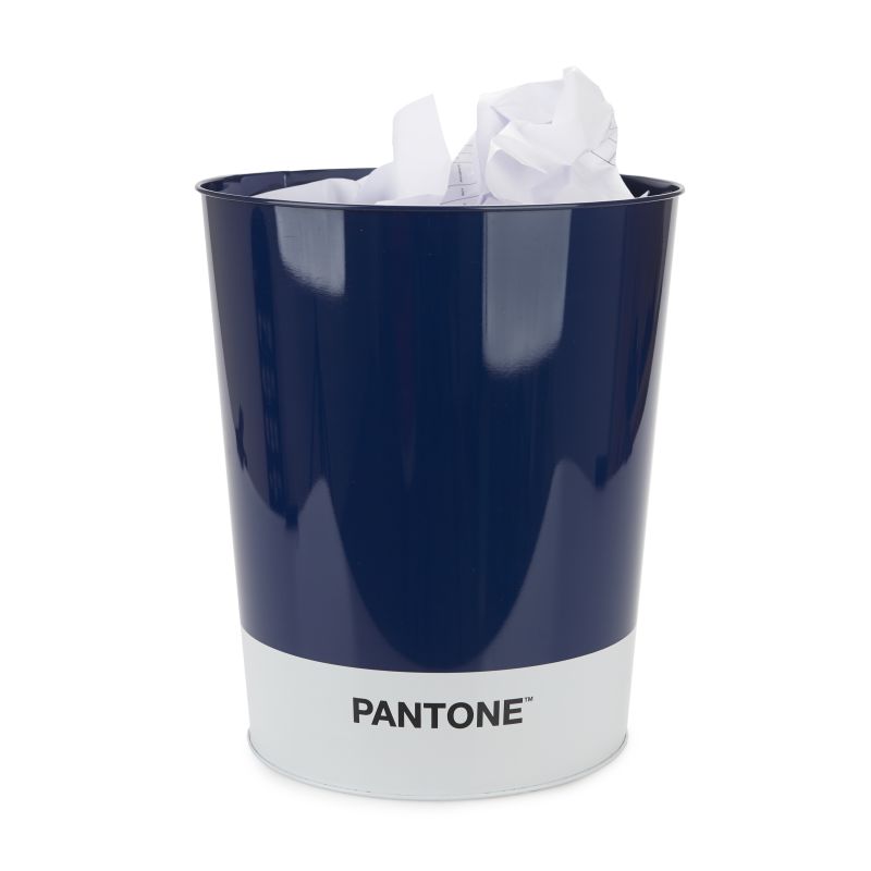 Corbeille à papier Pantone bleu étain