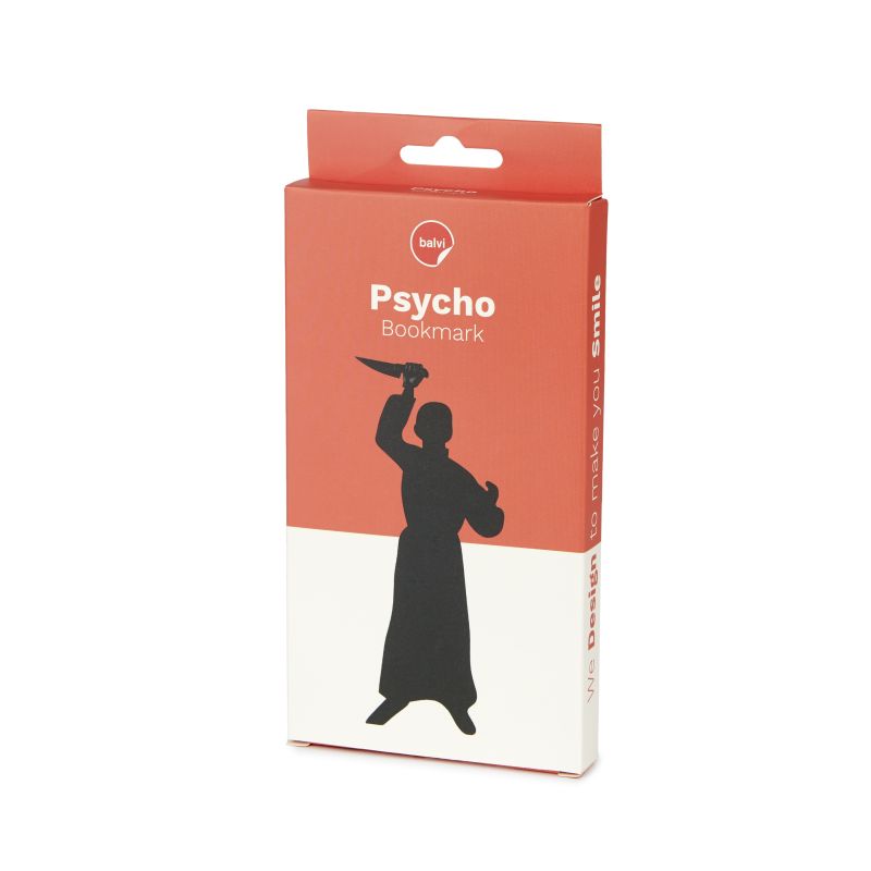 Marque-page Psycho noir nylon
