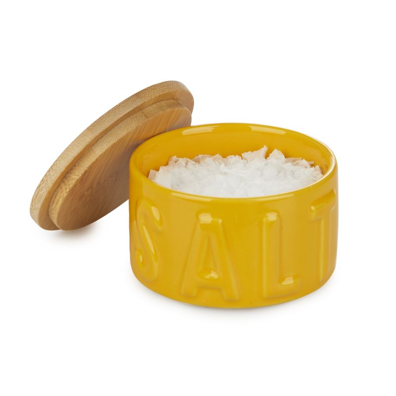 Salière fleur de sel céramique Jaune