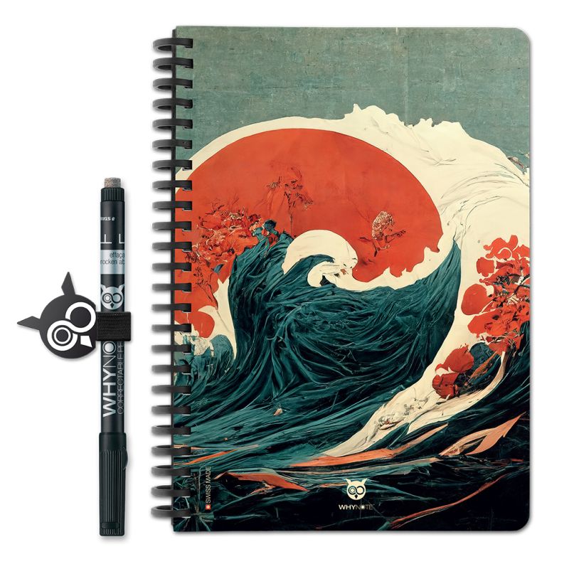 Bloc-notes effaçable A5 Tsunami 