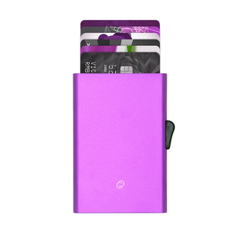 Porte-Cartes en Aluminium Violet 